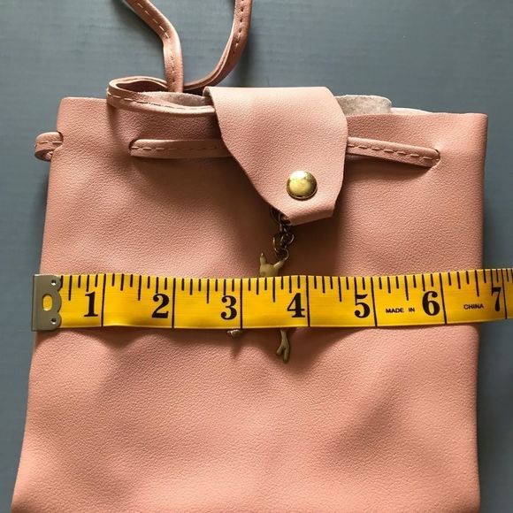 Mini leather crossbody bucket bag - Picture 8 of 8